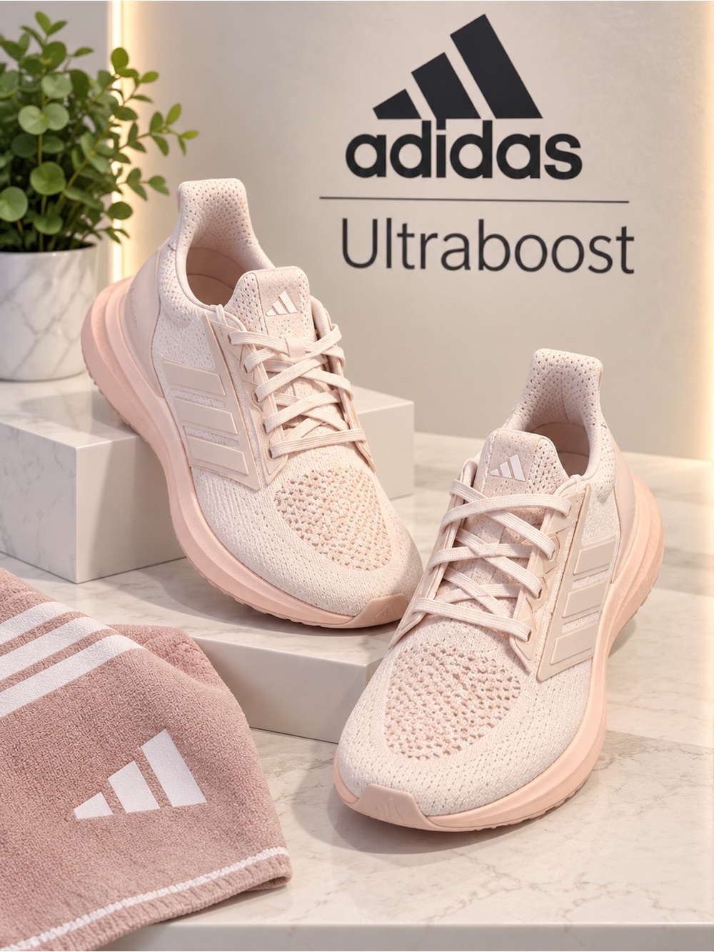 adidas Women’s Ultraboost Running Shoes - Light Pink - NWOT